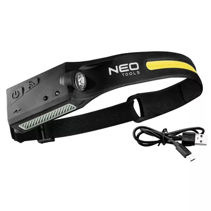 Neo Latarka czołowa LED belt 2 w 1 99-097