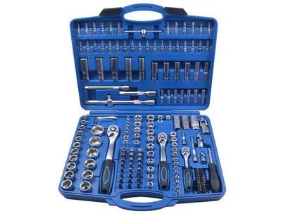 Quatros Klucze nasadowe zestaw 1/4" 3/8" 1/2" 171szt. QS50171 PROMOCJA