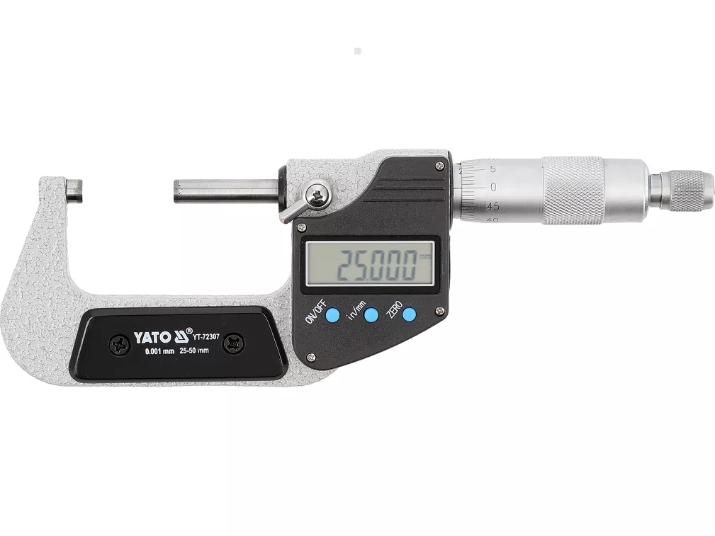 Yato Cyfrowy mikrometr zewnętrzny 25-50 mm precyzyjny YT-72307