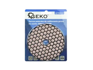 Geko Tarcza do szlifowania gresu 100mm GR400 na sucho G78933 - 4