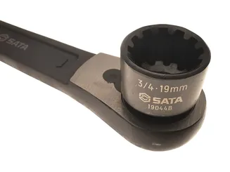 Sata Klucz nastawny z grzechotką X6 Pass Thru + nasadki ST09000 - 4