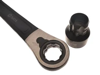 Sata Klucz nastawny z grzechotką X6 Pass Thru + nasadki ST09000 - 5