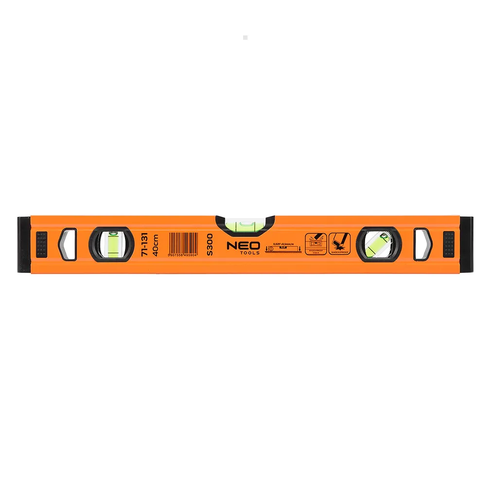 Neo Poziomnica aluminiowa z 3 libellami 40 cm S 71-131