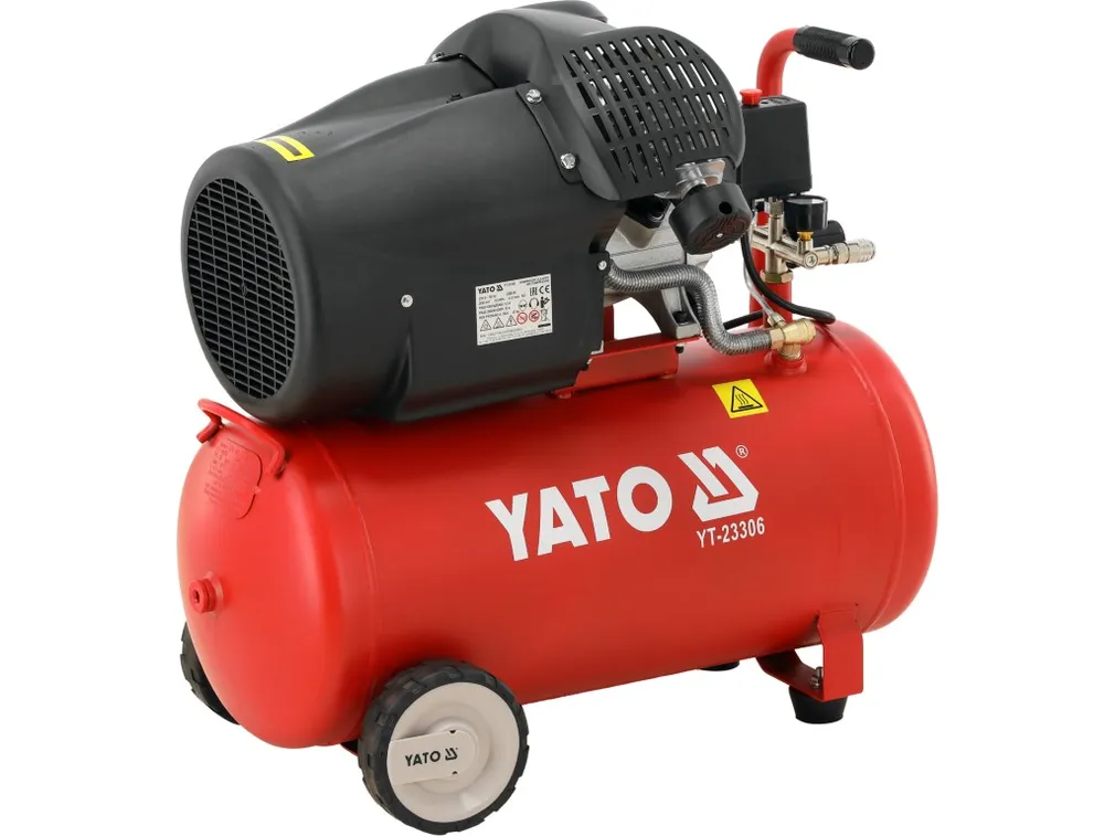 Yato Kompresor olejowy 50L wydajny mobilny YT-23306
