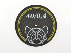 Motyl Tarcza wzmacniana elastyczna do metalu i tworzyw 40x0,4mm  40/0,4 BF 