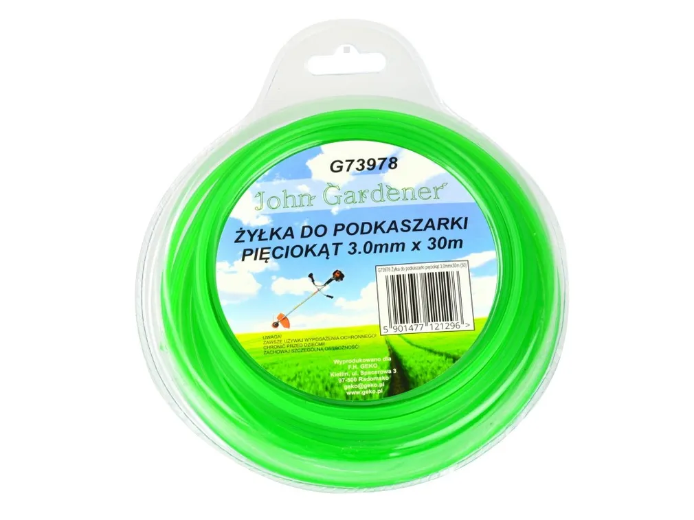Geko Żyłka do podkaszarki pięciokąt 3,0mmx30m G73978
