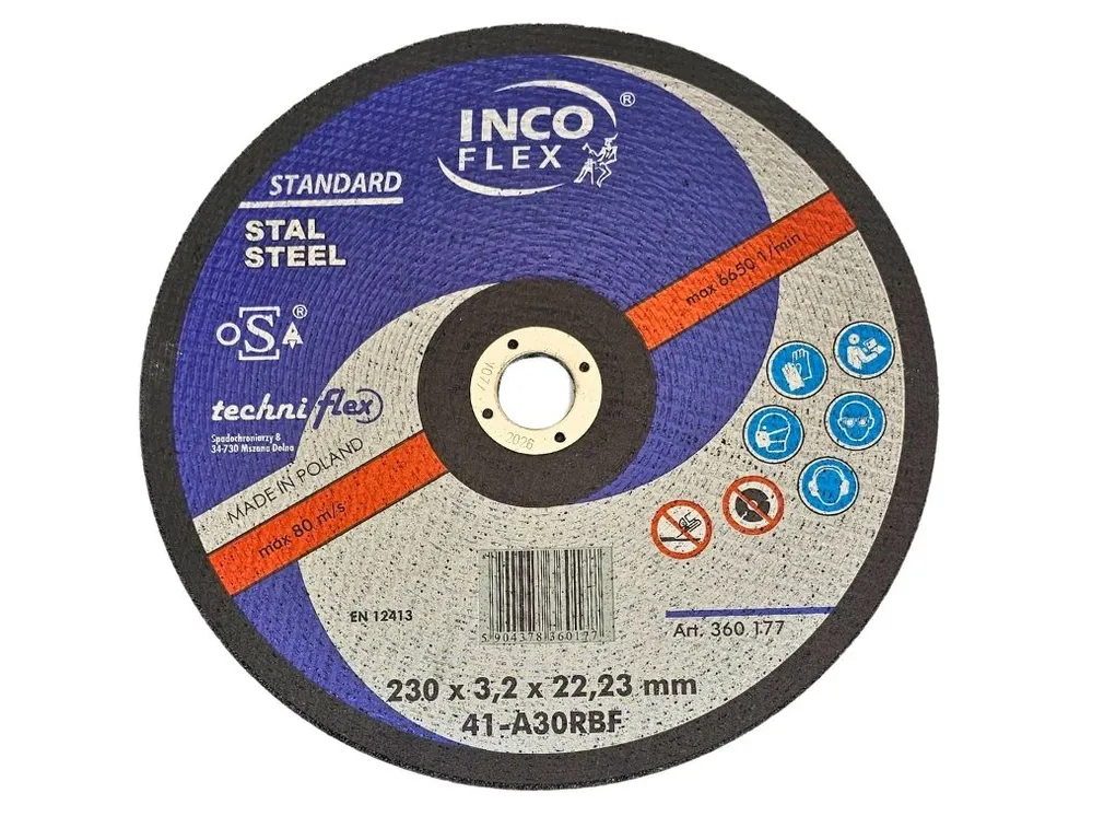 Incoflex Tarcza do cięcia metalu Standard M41 230x2,5 A36R BF