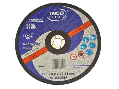 Incoflex Tarcza do cięcia metalu Standard M41 230x2,5 A36R BF