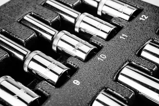 NEO Tools Zestaw narzędzi nasadki długie 1/2