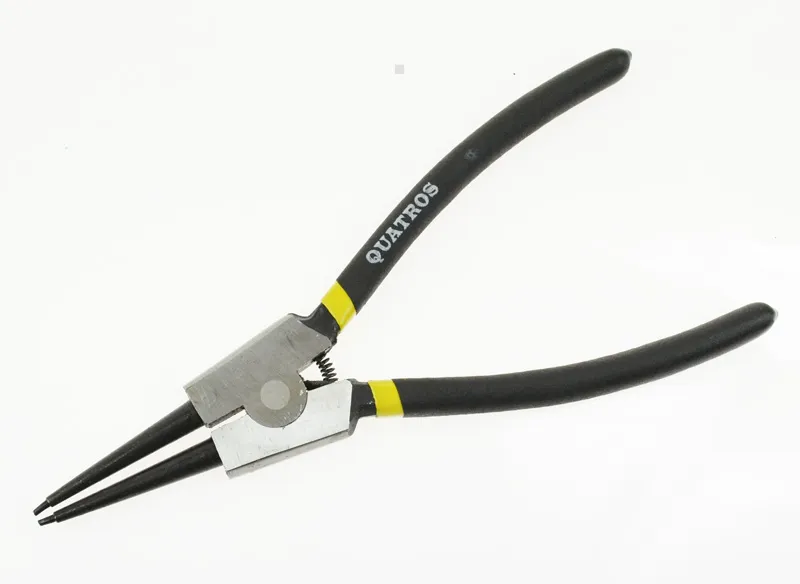 Quatros Szczypce do pierścieni Segera zewnętrzne proste 175mm QS53007