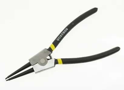Quatros Szczypce do pierścieni Segera zewnętrzne proste 175mm QS53007