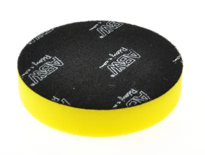 ABW Gąbka polerska żółta średnia z rzepem 125mm G125/25Z3