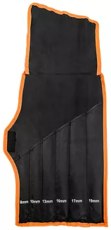 Neo Klucze oczkowe z grzechotką długie zestaw 6 szt. 8-19 mm miękkie etui 09-370 - 4