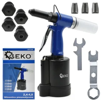 Geko Nitownica pneumatyczna 2.4-4.8mm G01349 - 2