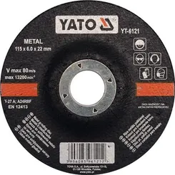 Yato Tarcza do szlifowania metalu 115x6,0mm YT-6121 