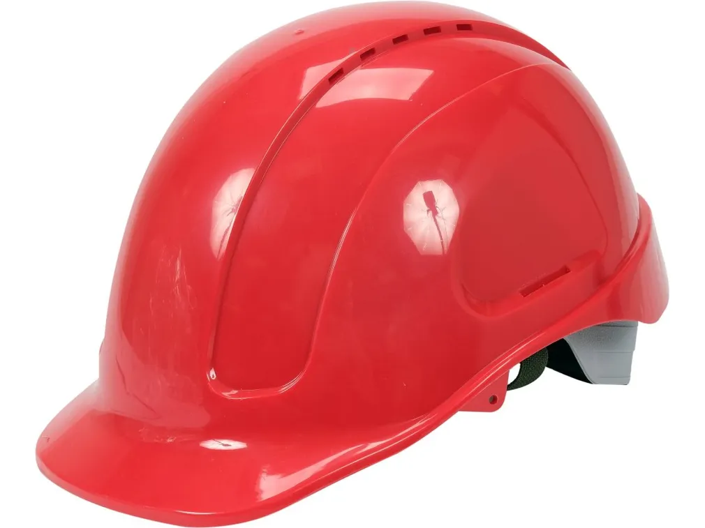 Yato Kask ochronny czerwony wysoki komfort ABS YT-73973 