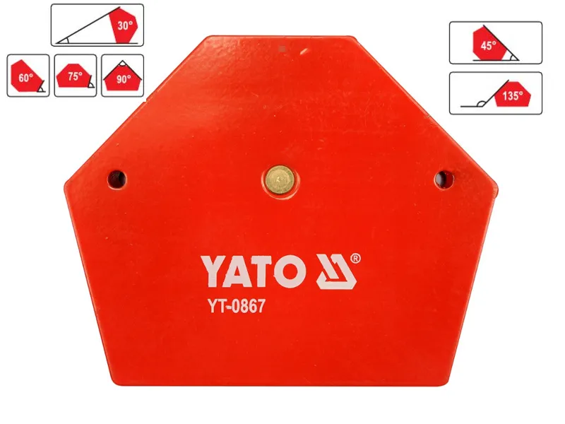 Yato Kątownik spawalniczy magnetyczny 11.5 kg YT-0866
