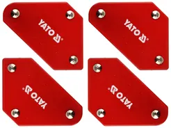 Yato Kątowniki spawalnicze magnetyczne 4 szt. mini YT-08677