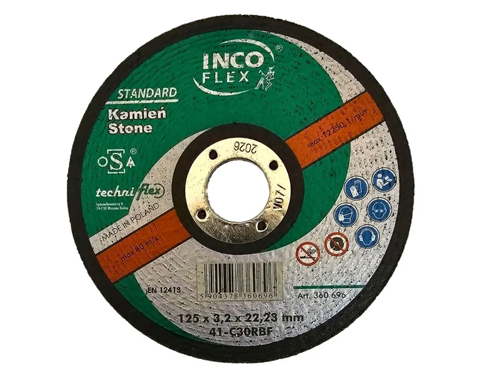 Incoflex Tarcza do cięcia kamienia Standard M41 125 x 3,2mm C30RBF