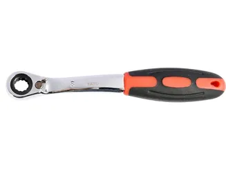 Yato Klucz oczkowy odgięty przelotowy z grzechotką 8 mm YT-02370 - 2