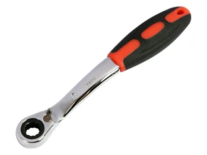 Yato Klucz oczkowy odgięty przelotowy z grzechotką 8 mm YT-02370
