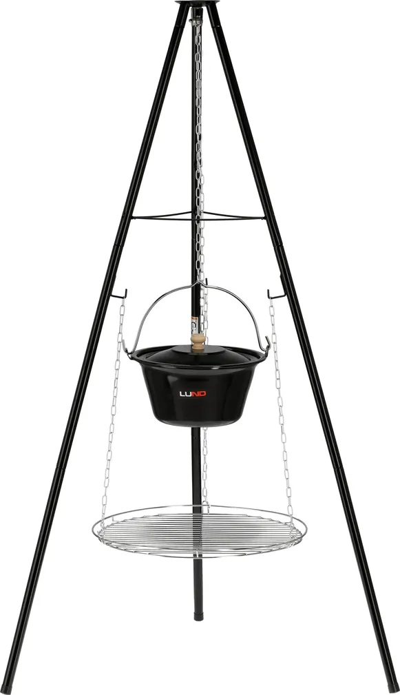 Lund Grill wiszący z misą na trójnogu 49cm 99933