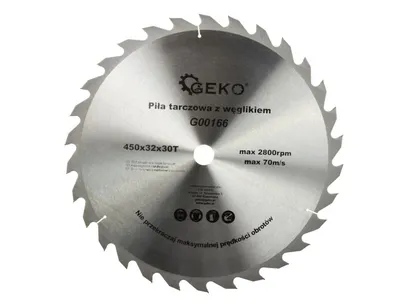Geko Tarcza do cięcia drewna 450x32mm 30z. G00166 