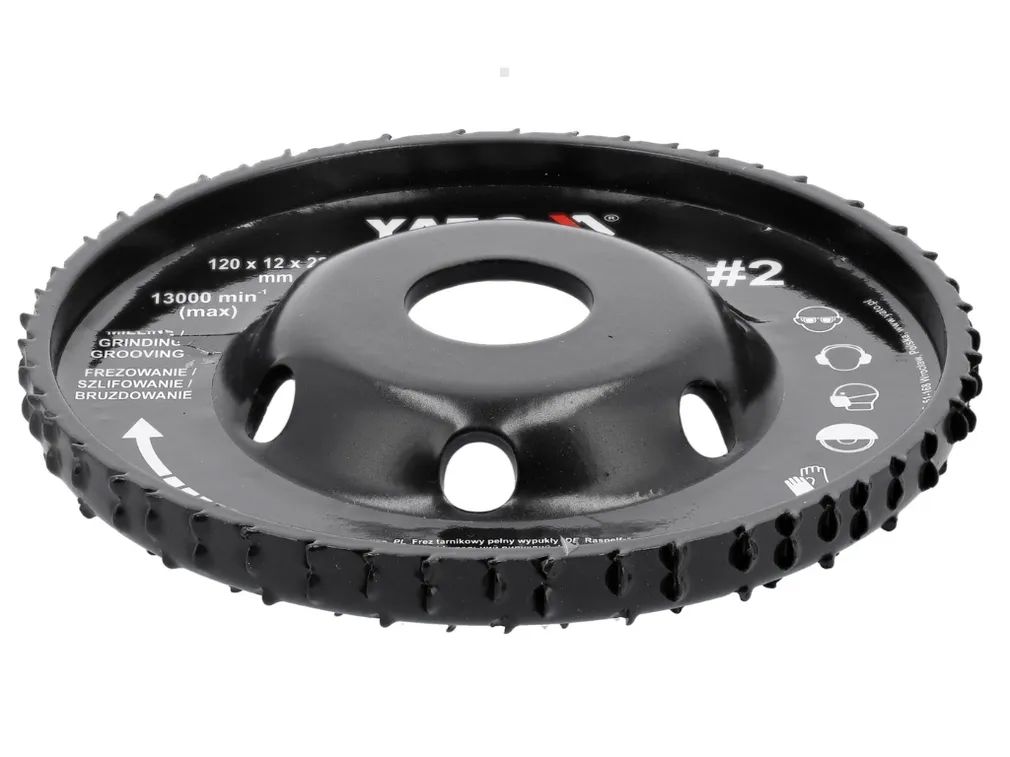 Yato Frez tarnik pełny wypukły 120x12 nr2 YT-59183
