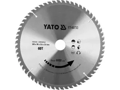 Yato Tarcza widiowa do drewna 255x60Tx30mm profesjonalna YT-60733
