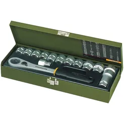 Proxxon Klucze nasadowe przelotowe  1/2" 14 szt. 23604 