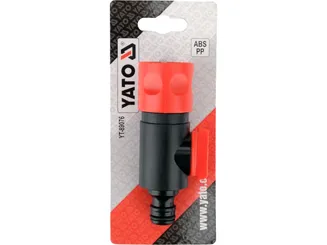 Yato Szybkozłączka ogrodowa z zaworem i przyłączem YT-89076 - 4