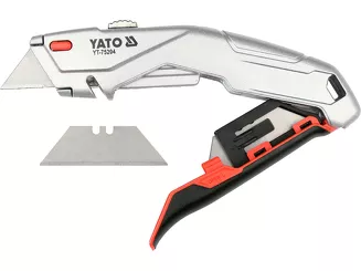 Yato Nożyk z wysuwanym ostrzem trapezowym i magazynkiem YT-75204 - 3