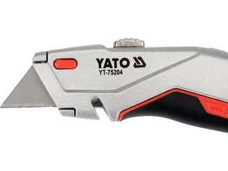 Yato Nożyk z wysuwanym ostrzem trapezowym i magazynkiem YT-75204 - 4