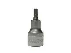 Jonnesway Klucz ampułowy HEX krótki z nasadką 1/2" 8mm S09H408