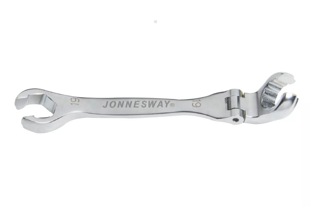 Jonnesway Klucz oczkowy otwarty płasko-przegubowy 15x15mm W24A11515