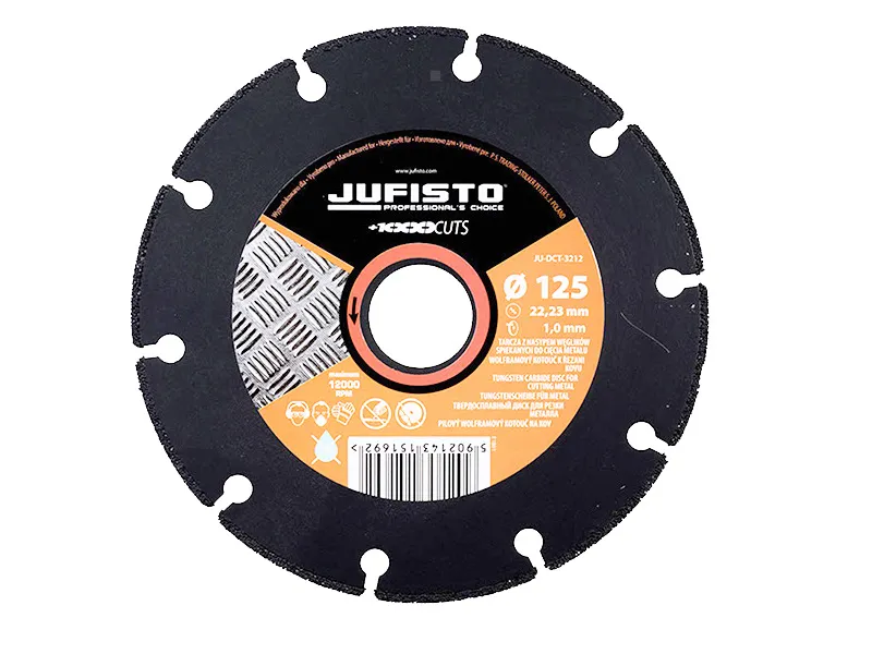 Waart Tarcza do metalu z węglikiem spiekanym 125mm JU-DCT-3212