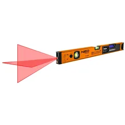 Neo Poziomica cyfrowa LCD z laserem 600 mm 71-200
