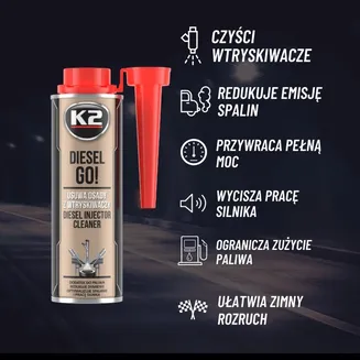 K2 Płyn do czyszczenia wtryskiwaczy Diesel GO T321 - 2