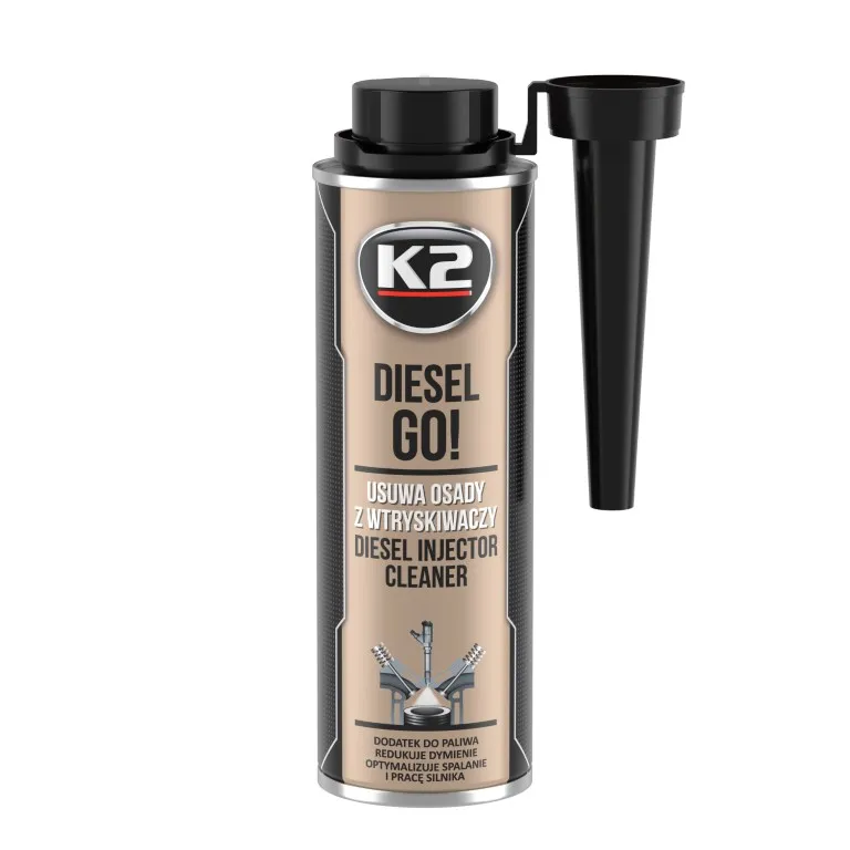 K2 Płyn do czyszczenia wtryskiwaczy Diesel GO T321