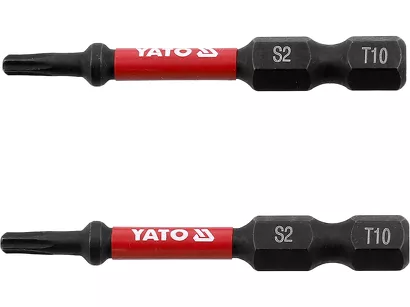 Yato Bity udarowe 1/4"x50 mm T10 2 szt. YT-78051