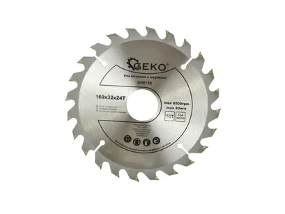 Geko Tarcza do cięcia drewna 160x32mm 24z. G00126 