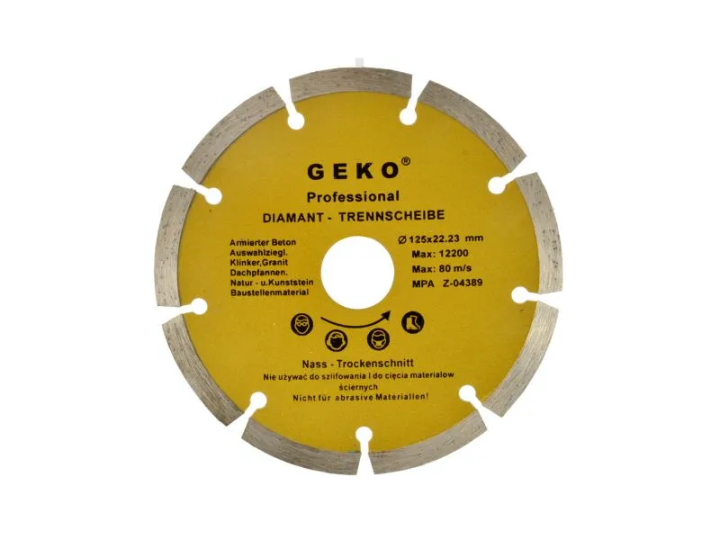 Geko Tarcza diamentowa do cięcia segmentowa 125x2mm G00251 