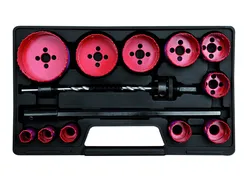 Yato Zestaw otwornic do metalu bimetalowych 15szt. 19-76 mm YT-3381 