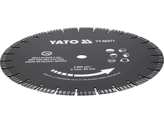 Yato Tarcza diamentowa do przecinarki 400 mm do betonu YT-60271 - 3