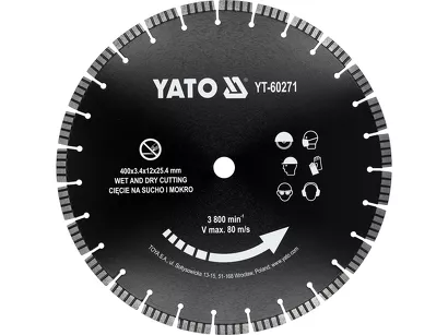 Yato Tarcza diamentowa do przecinarki 400 mm do betonu YT-60271