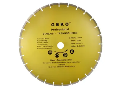 Geko Tarcza diamentowa do cięcia segmentowa 400x3mm G00256 