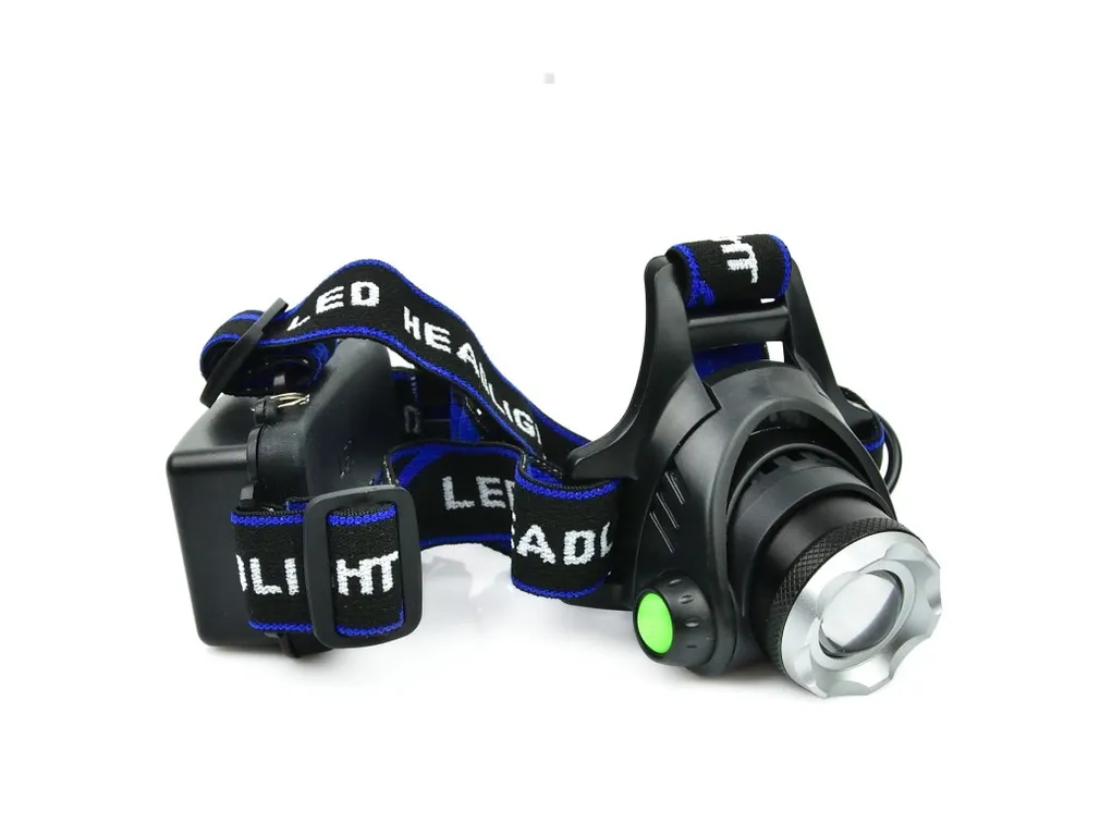 Geko Latarka czołowa akumulatorowa CREE XM-L T6 LED 1000lm G15115