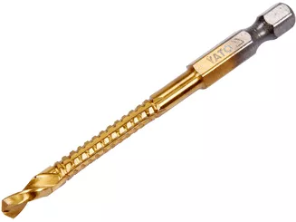 Yato Wiertło frezujące do metalu HSS-TiN HEX 5,0 mm YT-44822 - 2