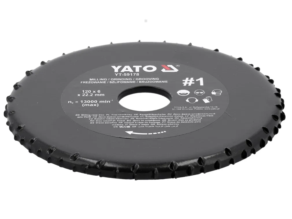 Yato Frez tarnik 120x12 22,2 YT-59179