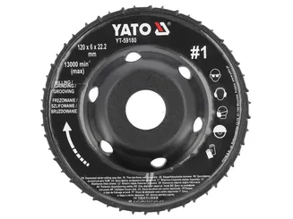 Yato Frez tarnik pełny wypukły 120x6 nr1 YT-59180 - 2